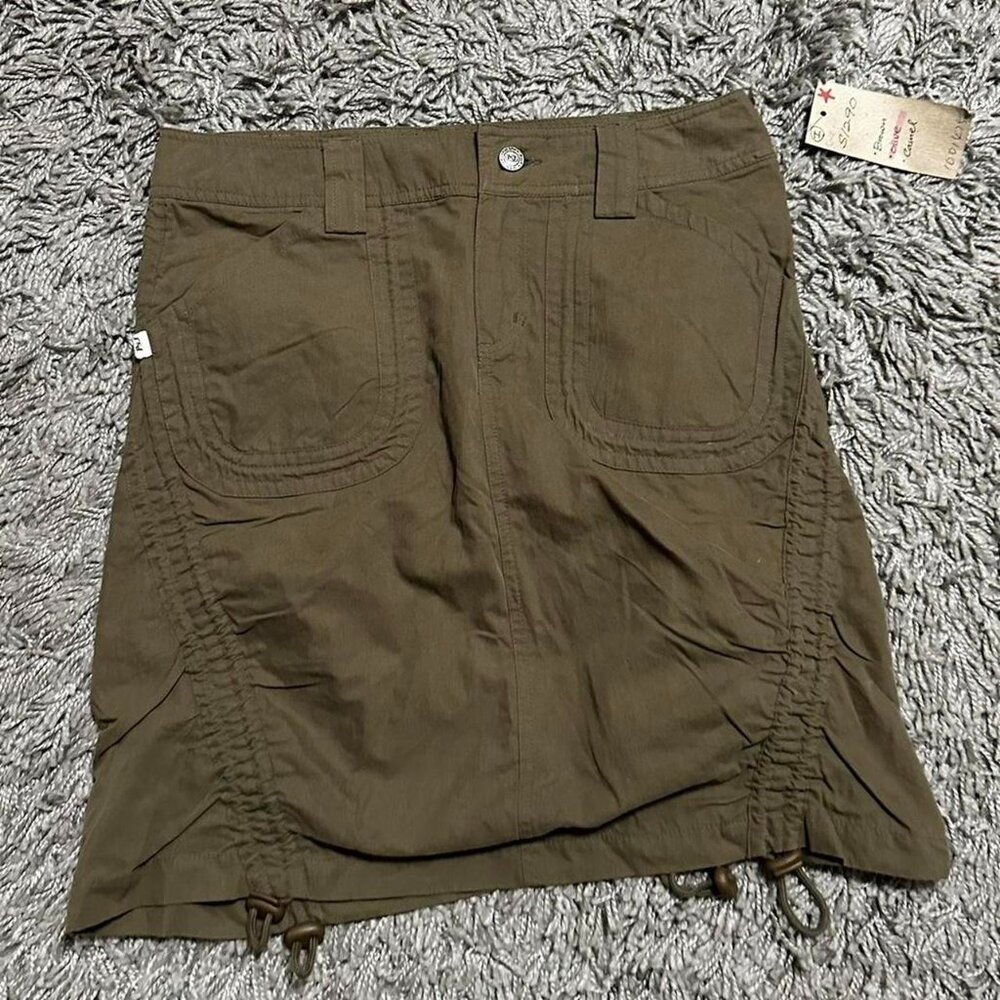 Y2K Deadstock Cargo Mini Skirt Size S By Picasso Style
